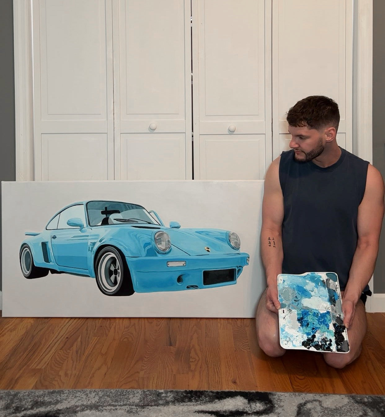 Painted Porsche