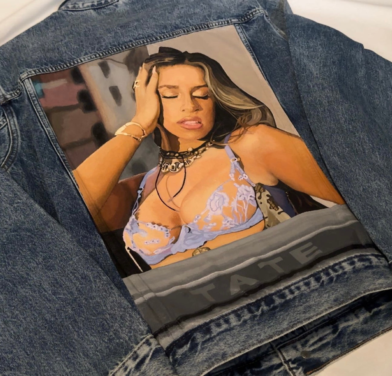 Music, Tate McRae Painted Jacket