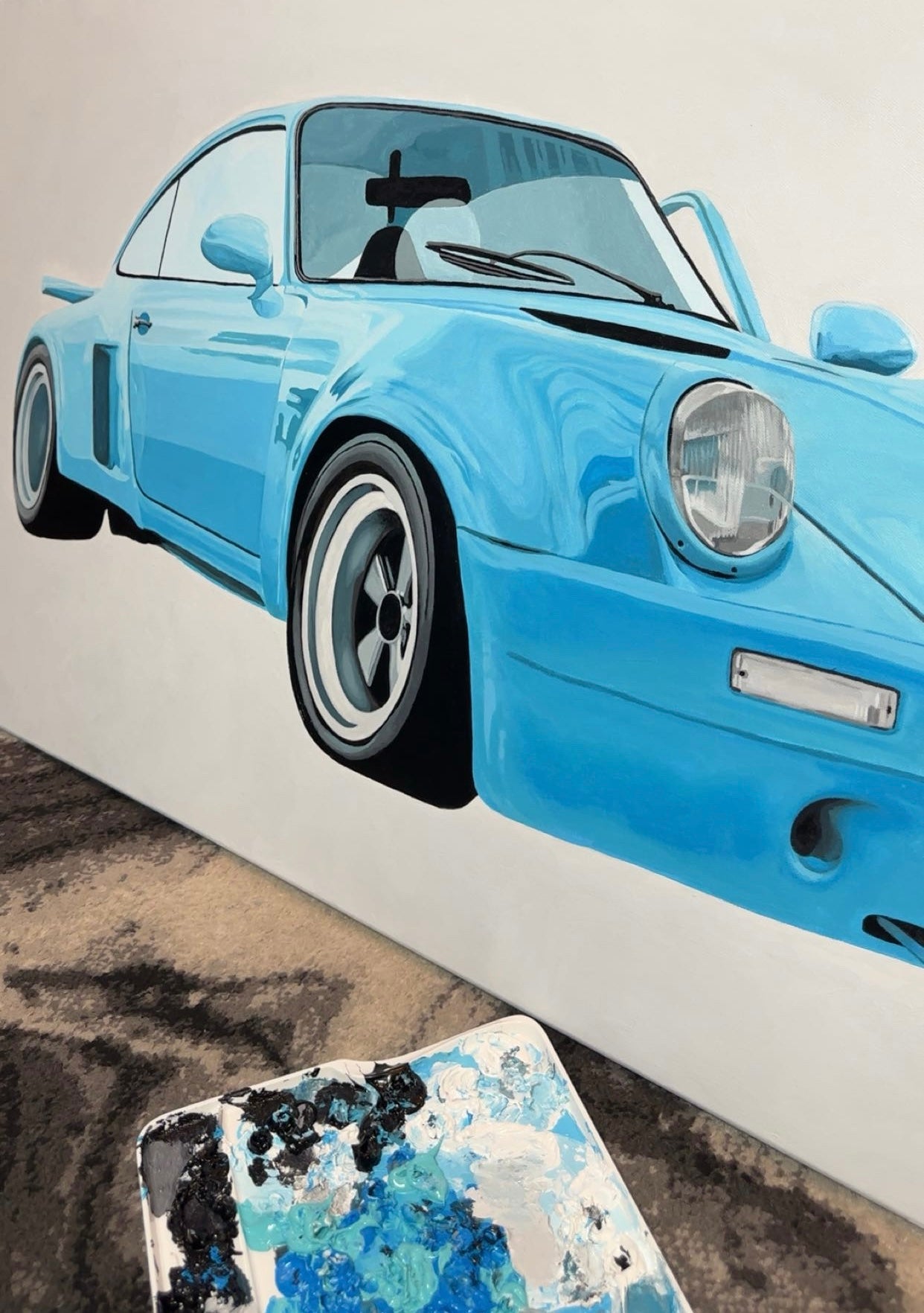 Painted Porsche