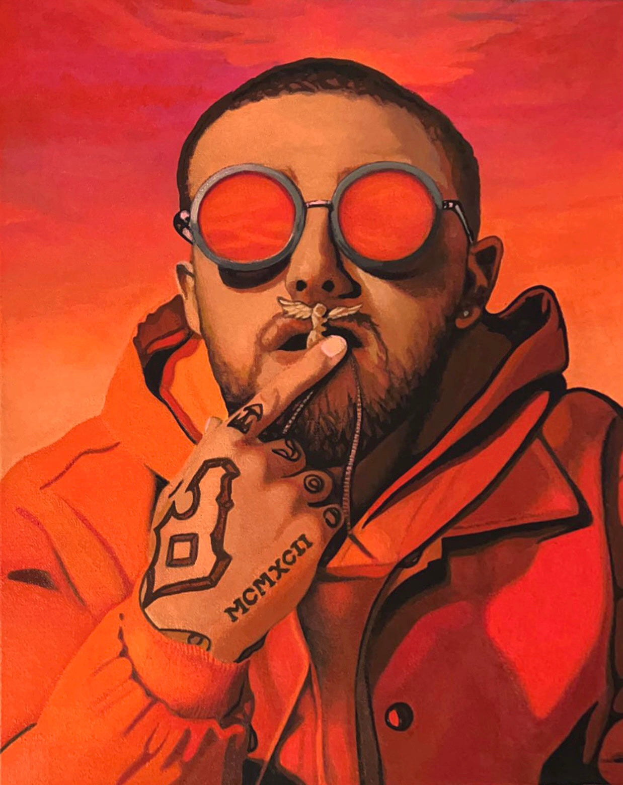 Mac Miller selling Painting