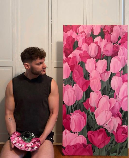 Flower Shop Acrylic Painting