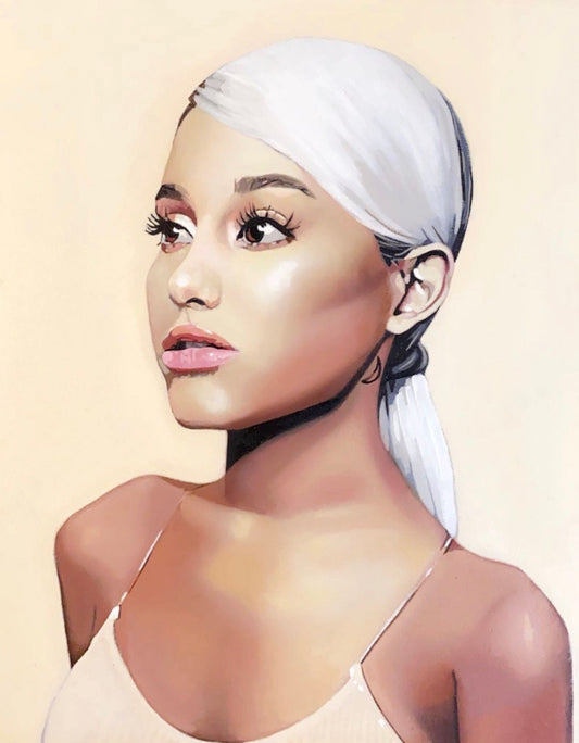 Music, Ariana Grande Acrylic Painting