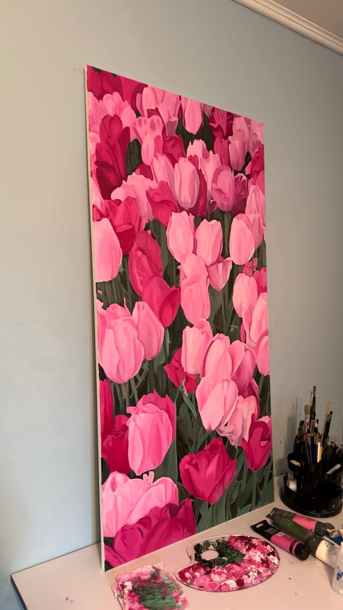 Flower Shop Acrylic Painting