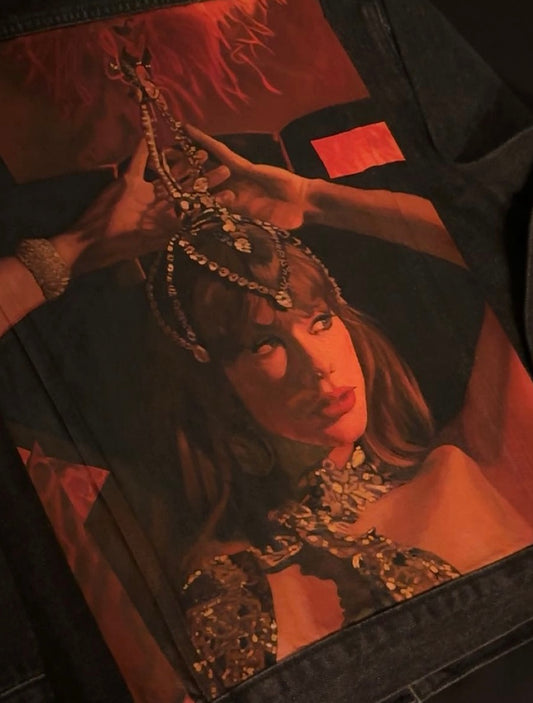 Music, Showgirl Painted Denim Jacket