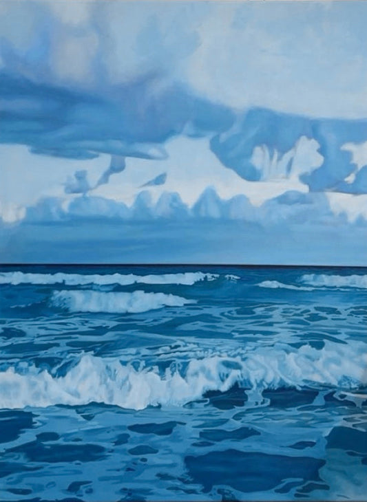 Ocean, High Tide Acrylic Painting
